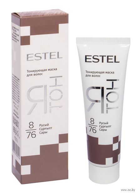 Тонирующая маска для волос "Я ТОН" тон: 8/76, русый — фото, картинка