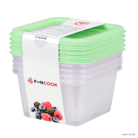 Набор контейнеров для продуктов "Fusion" (5 шт.) — фото, картинка