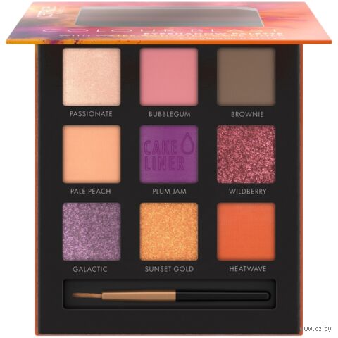 Палетка теней для век "Colour Blast Eyeshadow Palette" тон: 010, tangerine meets lilac — фото, картинка