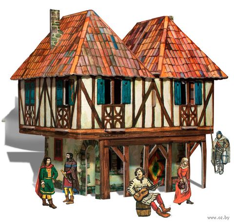 Сборная модель из картона "Дом бюргера" — фото, картинка