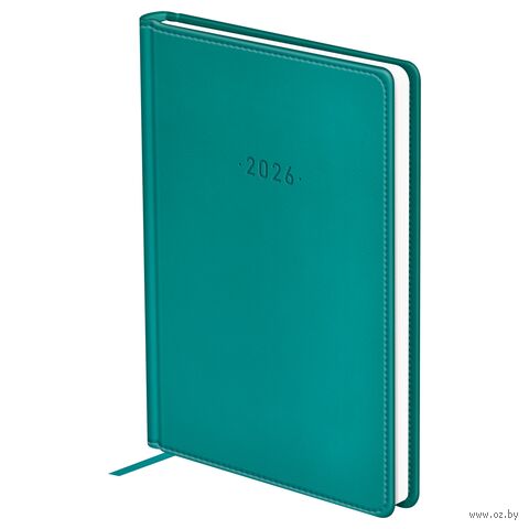 Ежедневник датированный на 2026 "Winner. Dark teal" (А6; темно-бирюзовый) — фото, картинка