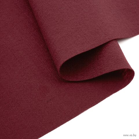 Фетр листовой мягкий "Hemline Hobby №17" (30х45 см; коричнево-бордовый; 10 листов) — фото, картинка