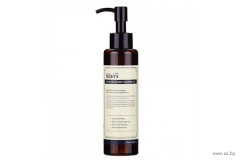 Гидрофильное масло для лица "Gentle black deep cleansing oil!" (150 мл) — фото, картинка