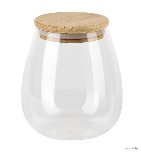 Банка для сыпучих продуктов "Glass Style" (1,1 л) — фото, картинка