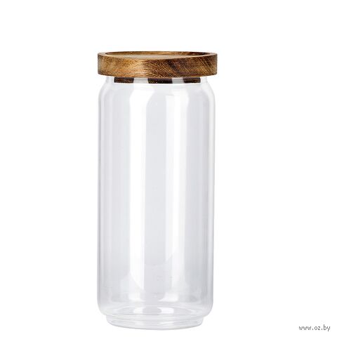 Банка для сыпучих продуктов "Glass Style" (1 л) — фото, картинка