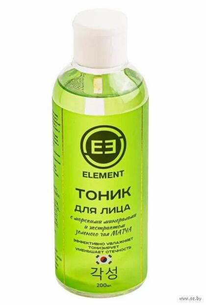 Тоник для лица "С морскими минералами и экстрактом зелёного чая матча" (200 мл) — фото, картинка