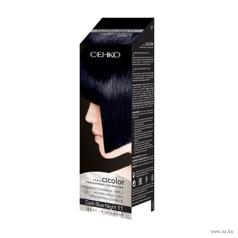 Крем-краска для волос "C:COLOR" тон: 11, синяя ночь — фото, картинка