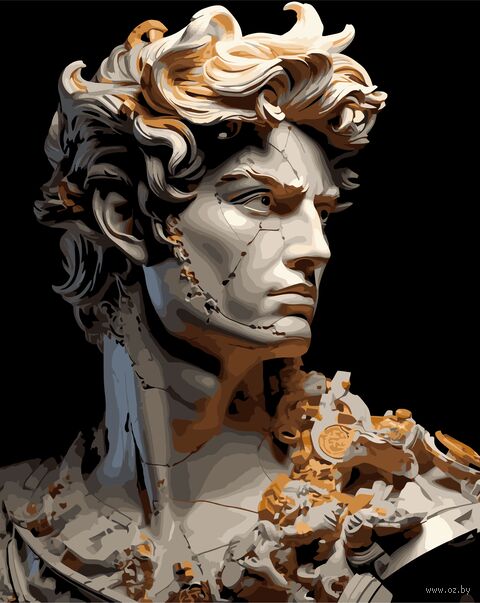 Картина по номерам с золотыми красками "Золотое свечение" (400х500 мм) — фото, картинка