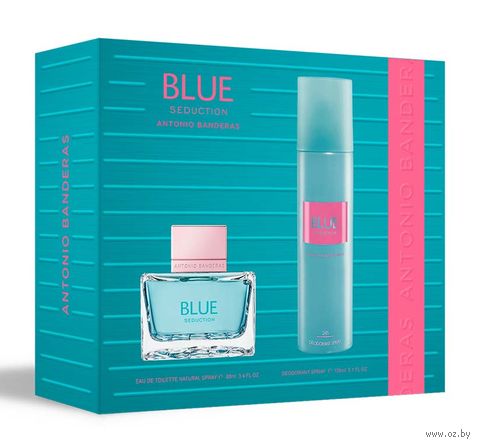 Подарочный набор "Blue Seduction" (туалетная вода, дезодорант) — фото, картинка