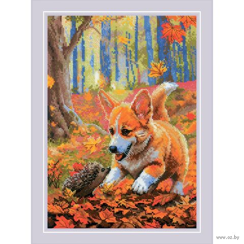 Набор для вышивания "Встреча в лесу" (210х300 мм) — фото, картинка