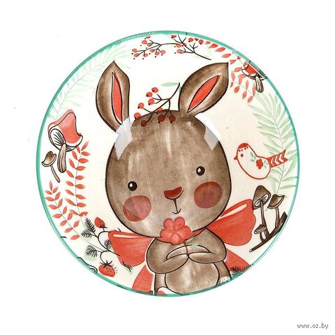 Салатник фарфоровый "Kawaii Forest. Rabbit" (400 мл) — фото, картинка