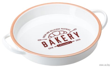 Форма для выпекания фарфоровая "Bakery" (288х234х43 мм) — фото, картинка
