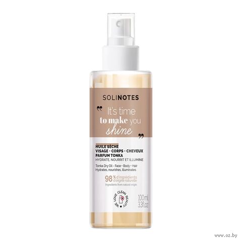 Масло для тела, лица и волос "Tonka Bean" (100 мл) — фото, картинка