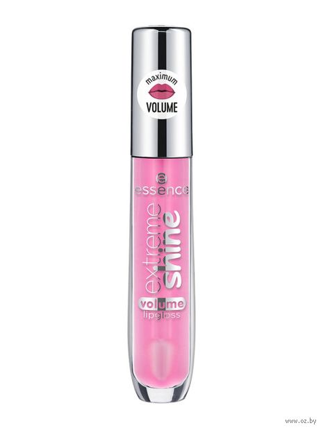 Блеск для губ "Extreme shine volume" тон: 02, прозрачно-розовый — фото, картинка