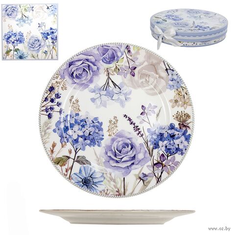 Набор тарелок "Market Union" (2 шт.; синий) — фото, картинка