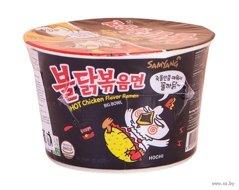 Лапша быстрого приготовления "Hot Chicken. Острая курица" (105 г) — фото, картинка