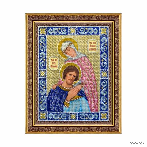 Набор для вышивания бисером "Паутинка. Св. князь Петр и княгиня Феврония" (200х265 мм) — фото, картинка