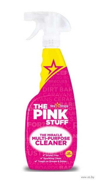 Универсальное чистящее средство "The Pink Stuff Star Drops" (750 мл) — фото, картинка