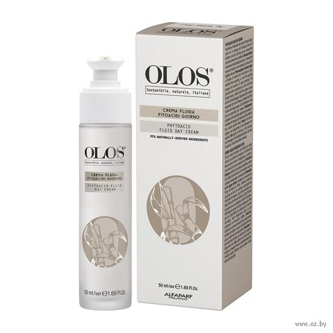 Дневной крем-флюид для лица "Olos. С фитокислотами" (50 мл) — фото, картинка