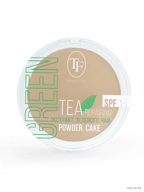 Компактная пудра для лица "Compact Powder Green Tea" SPF 15 тон: 04, натуральный беж — фото, картинка