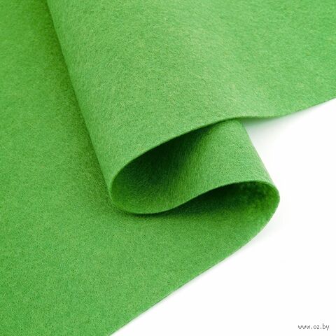 Фетр листовой мягкий "Hemline Hobby №9" (30х45 см; весенняя зелень; 10 листов) — фото, картинка