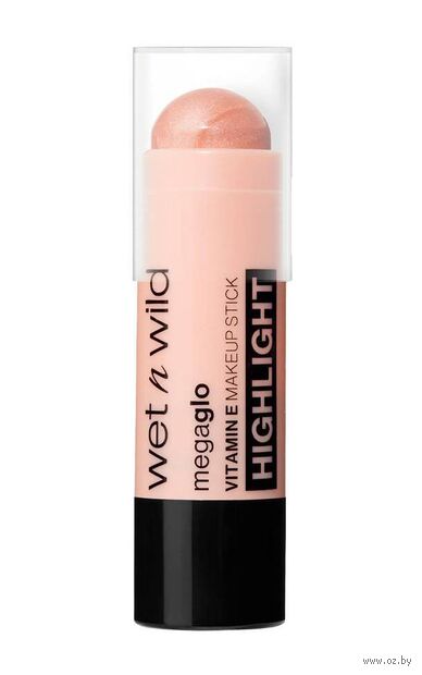 Хайлайтер для лица "MegaGlo Vitamin E Makeup Stick-Highlight" тон: 1116097e, золотистый — фото, картинка
