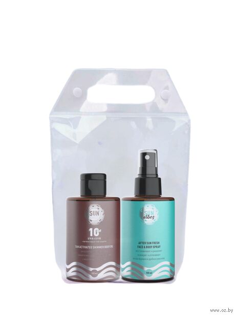 Подарочный набор "Bronze Maiden" (спрей-мист после загара, масло) — фото, картинка