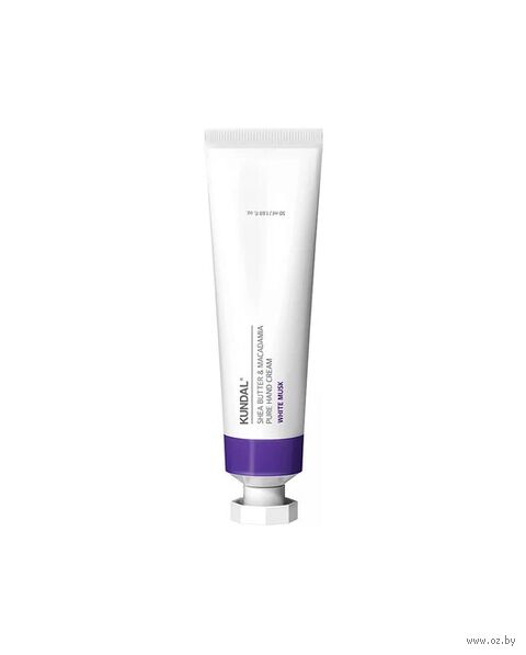 Крем для рук "Shea Butter and Macadamia Pure Hand Cream White Musk" (50 мл) — фото, картинка